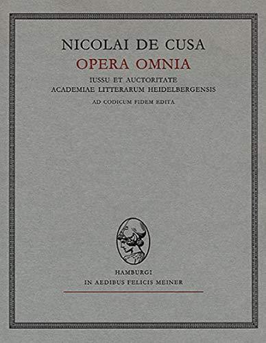 Sermones I (1430–1441) Fasciculus 2: Sermones V-X. (Nicolai de Cusa Opera omnia)