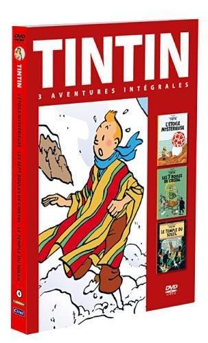 Coffret tintin, vol. 2 : les 7 boules de cristal ; le temple du soleil ; l'étoile mystérieuse [FR Import]