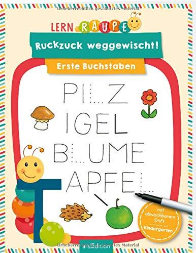 Lernraupe - Ruckzuck weggewischt! Erste Buchstaben