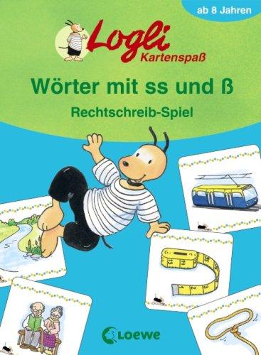 Wörter mit ss und ß. Rechtschreib-Spiel: Logli Kartenspaß