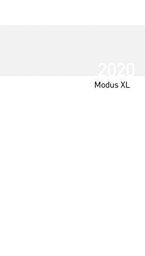 Taschenkalender Modus XL geheftet Einlage 2020