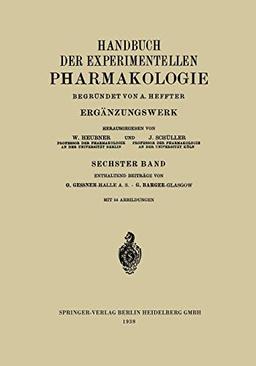 Ergänzungswerk (Handbuch der Experimentellen Pharmakologie)