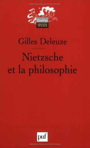 Nietzsche et la philosophie