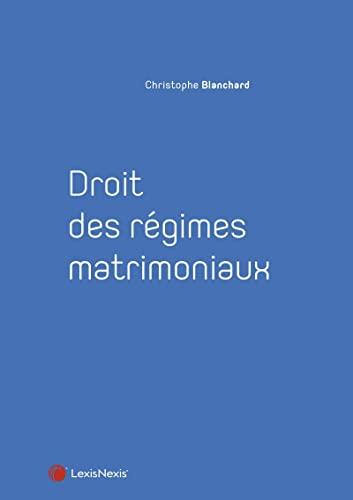 Droit des régimes matrimoniaux