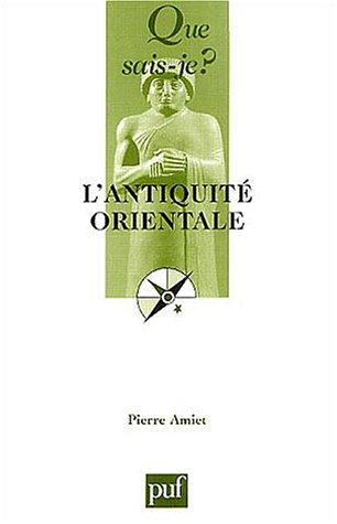 L'Antiquité orientale