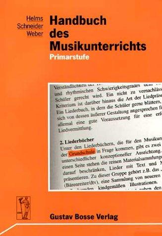 Handbuch des Musikunterrichts, Bd.1, Primarstufe