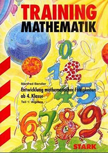 Training Mathematik - Entwicklung mathematischer Fähigkeiten ab 4. Klasse, Teil 1: Algebra