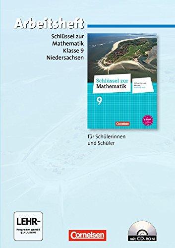 Schlüssel zur Mathematik - Differenzierende Ausgabe Niedersachsen: 9. Schuljahr - Arbeitsheft mit eingelegten Lösungen und CD-ROM