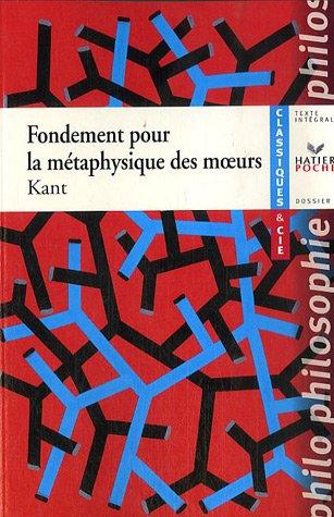 Fondement pour la métaphysique des moeurs