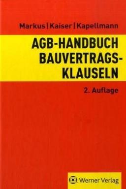 AGB-Handbuch Bauvertragsklauseln