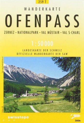 Swisstopo 1 : 50 000 Ofenpass Pass dal Fuorn: Unterengadin / Engiadina Bassa - Nationalpark - Val Müstair. Offizielle Wanderkarte der SAW (Wanderkarten)