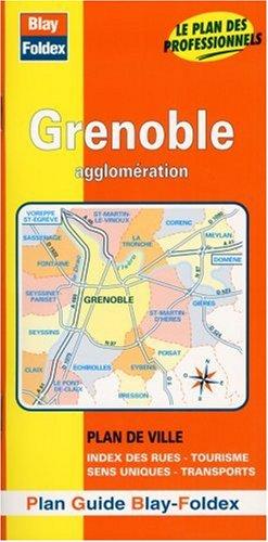 Plan de ville : Grenoble (avec un index)