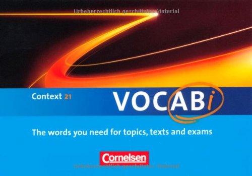 Context 21 - Zu allen Ausgaben: C21 VOCABI: Vokabeltaschenbuch mit Themenwortschatz