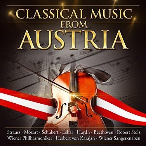 Classical Music from Austria; Strauss; Mozart; Schubert; Lehar; Haydn; Beethoven; Robert Stolz; Wiener Philharmoniker; Herbert von Karajan; Wiener Sängerknaben; Donauwalzer;