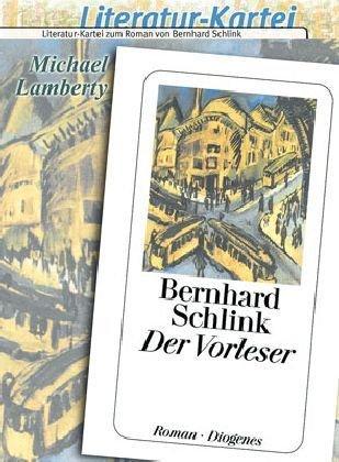 Literatur-Kartei: 'Der Vorleser': Ab Klasse 10