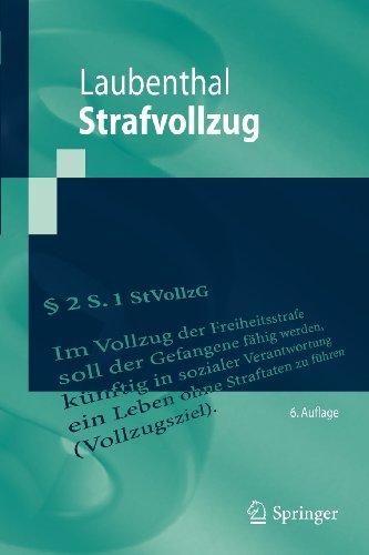 Strafvollzug (Springer-Lehrbuch) (German Edition)