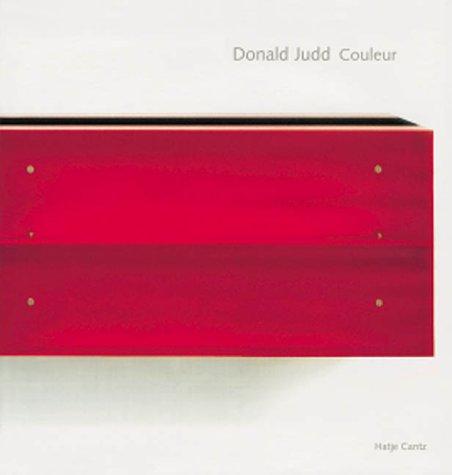 Donald Judd, Couleur