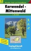 Karwendel Mittenwald . Wanderkarte. 1 : 50 000.