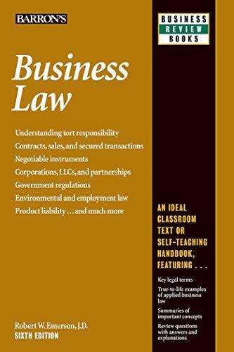 Business Law (Barron's Business Review Series)