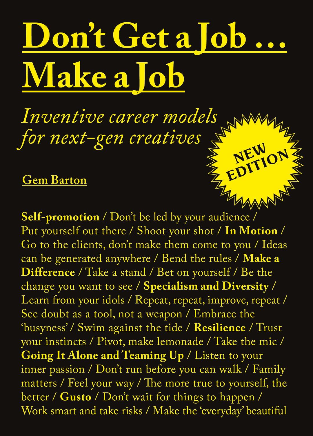 Don´t Get a Job Make a Job (New Edition)