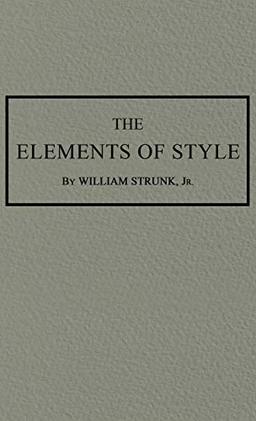 The Elements of Style: The Original 1920 Edition