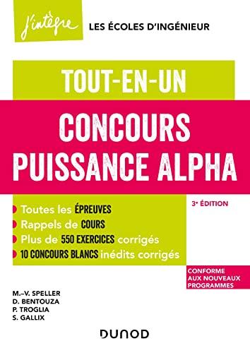 Concours Puissance Alpha : tout-en-un : conforme aux nouveaux programmes