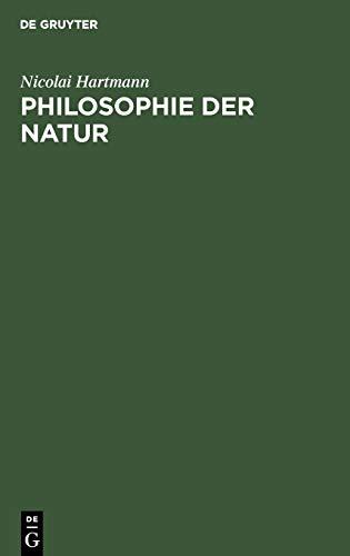 Philosophie der Natur: Grundriß der speziellen Kategorienlehre