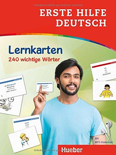 Erste Hilfe Deutsch / Erste Hilfe Deutsch -  Lernkarten: 240 wichtige Wörter / Lernkarten mit kostenlosem MP3 Download