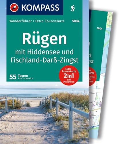 KOMPASS Wanderführer Rügen, mit Hiddensee und Fischland-Darß-Zingst, 55 Touren mit Extra-Tourenkarte: GPS-Daten zum Download