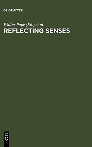 Reflecting Senses: Perception and Appearance in Literature, Culture and the Arts