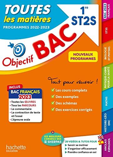 Toutes les matières 1re ST2S : programmes 2022-2023