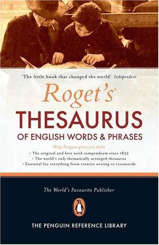 Roget's Thesaurus of English Words and Phrases: Of English Words & Phrases