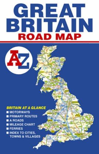 Great Britain Road Map (A-Z Road Maps & Atlases)