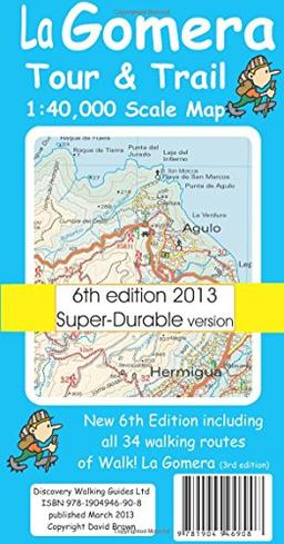 La Gomera Tour & Trail Super-durable Map