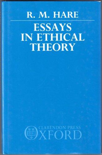 Essays in Ethical Theory