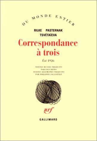 Correspondance à trois : été 1926