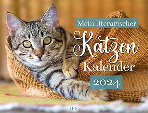 Mein Literarischer Katzenkalender 2024: Mit zwölf schönen Zitaten: Mit zwölf schönen Zitaten. Katzen Kalender 2024