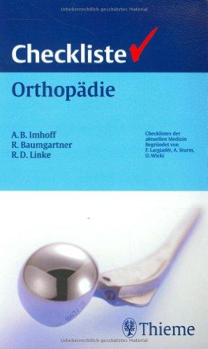 Checkliste Orthopädie