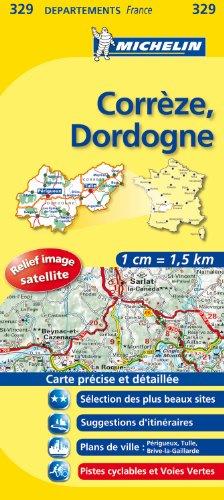 France Correnze, Dordogne Map 329 (Michelin kaart - lokaal Frankrijk (329))