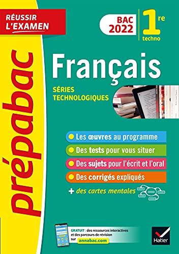 Français 1re technologique : bac 2022