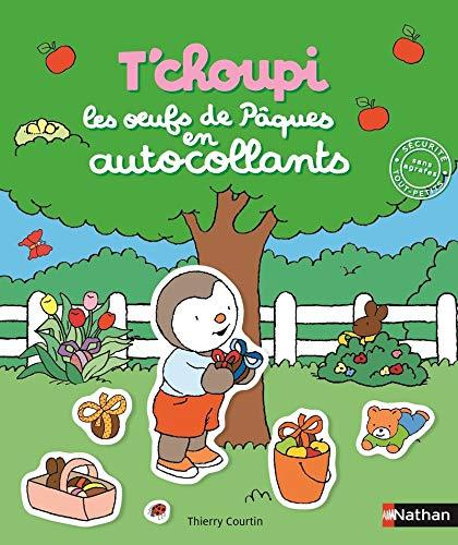 T'choupi : les oeufs de Pâques en autocollants