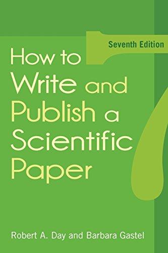 How to Write & Publish a Scientific Paper