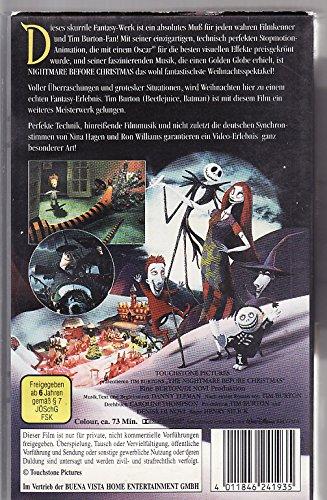 Nightmare Before Christmas [VHS]