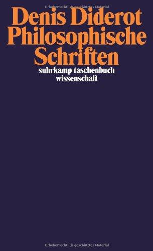 Philosophische Schriften (suhrkamp taschenbuch wissenschaft)