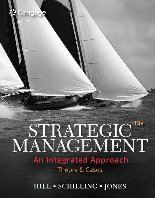 Jones, G: Strategic Management: An Integrated Approach: Theory & Cases (Mindtap Course List)