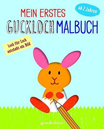 Mein erstes Guckloch-Malbuch ab 2 Jahre (Häschen)