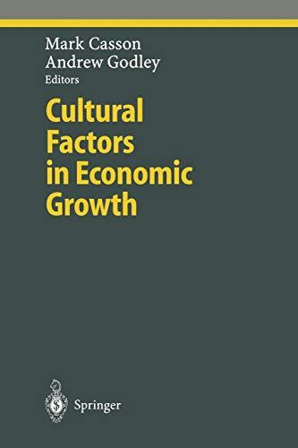 Cultural Factors in Economic Growth (Ethical Economy)