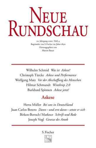 Neue Rundschau 2001/3: Buddenbrooks nach 100 Jahren