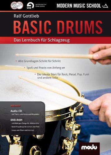 Basic Drums: Das Lernbuch für Schlagzeug. Schlagzeug. Lehrbuch mt CD + DVD.