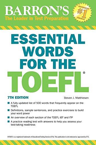 Essential Words for the TOEFL